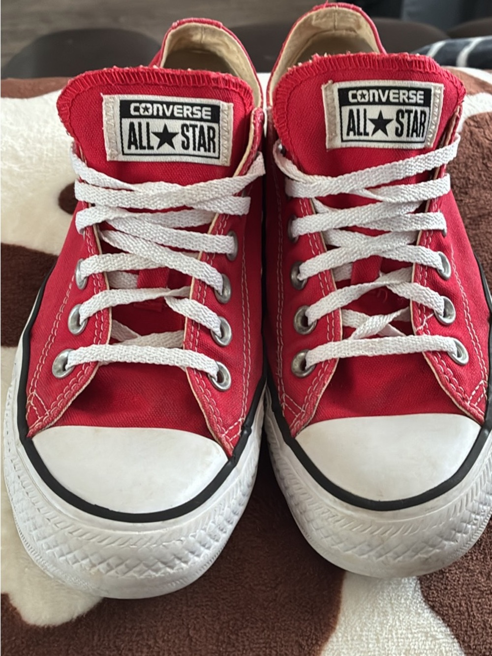 Converse All Star Kids Low Top Sneakers - Red